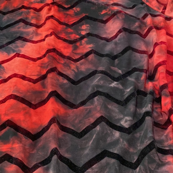 Velvet chevron striped blouse - Picture 2 of 5